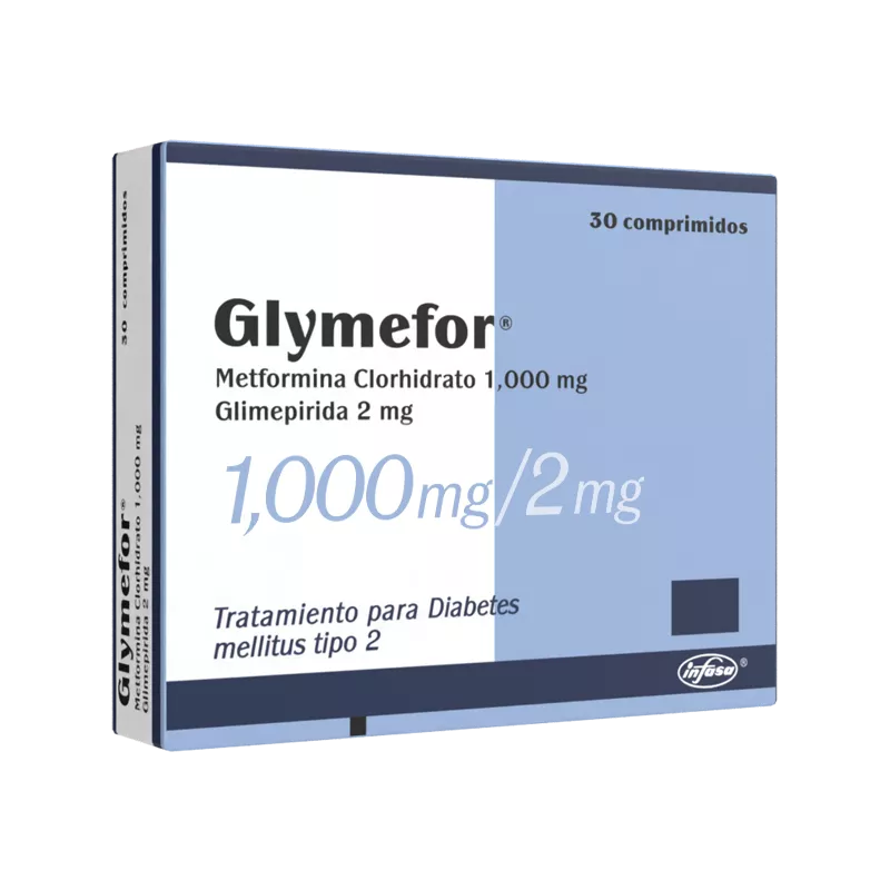 GLYMEFOR 1000 MG/ 2MG