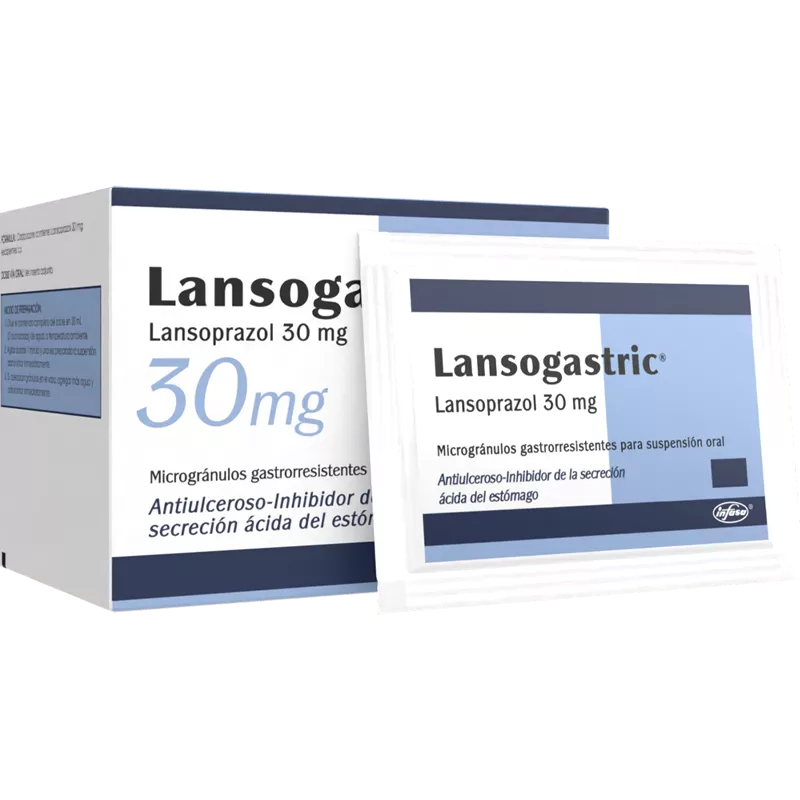 LANSOGASTRIC 30 MG SOBRES