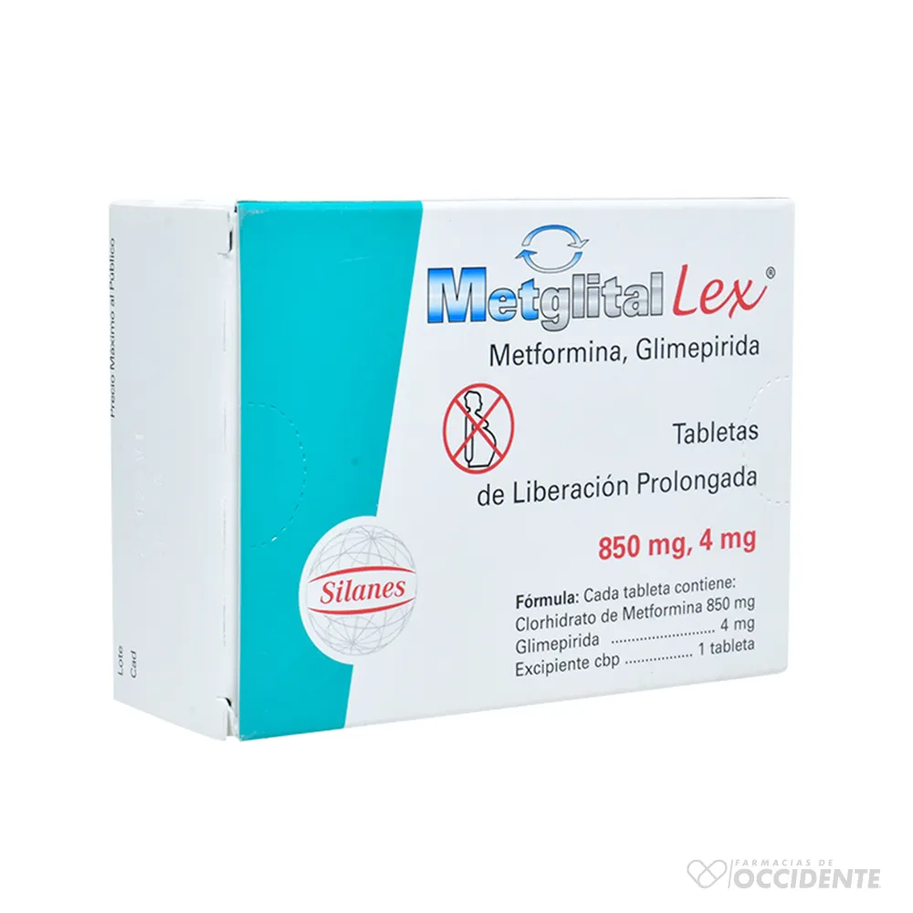 METGLITAL LEX 850/4MG