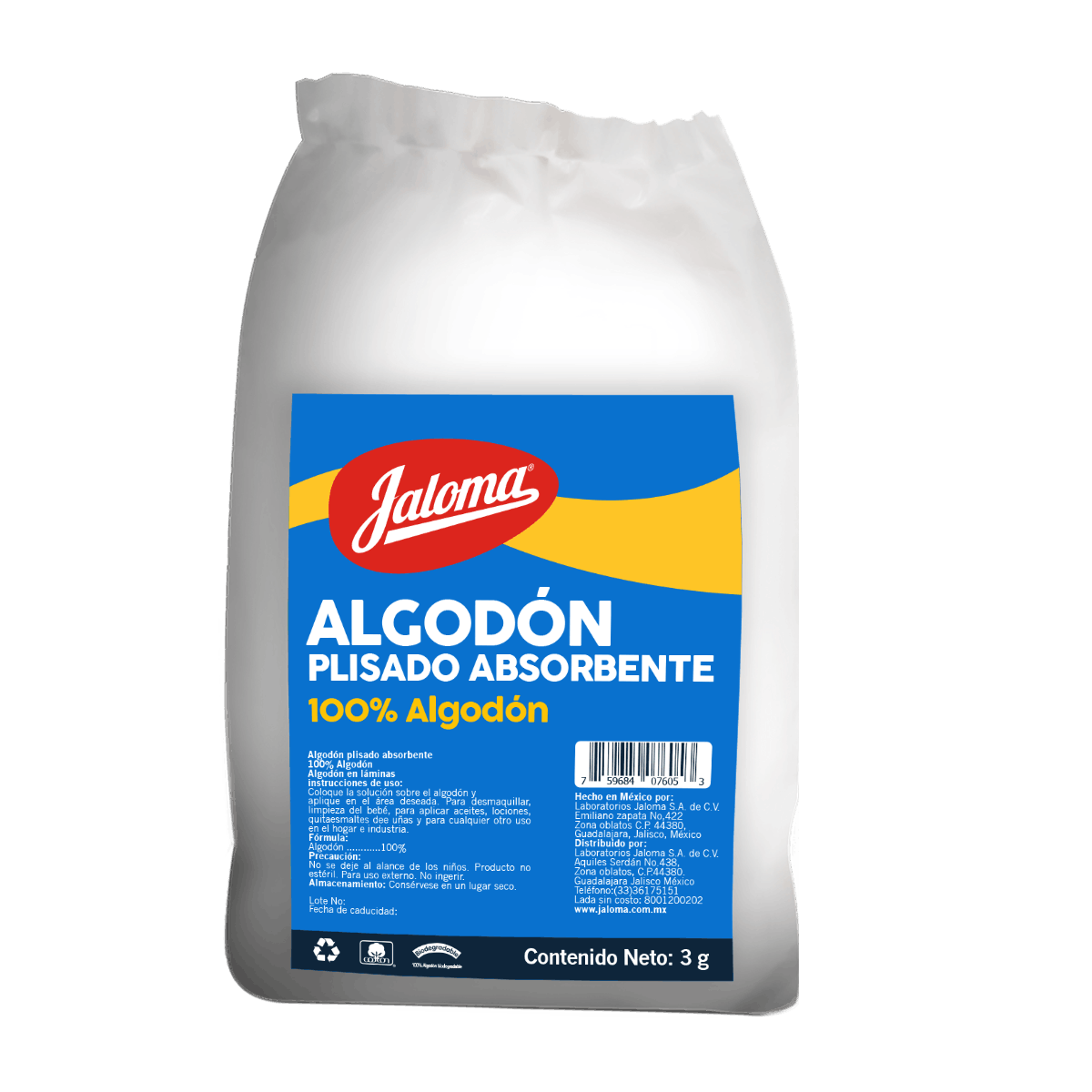ALGODON PLISADO 3 GR