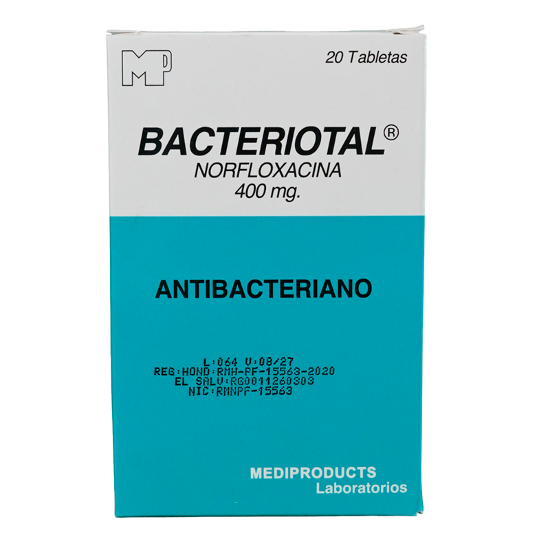 BACTERIOTAL 400MG TABS. X 20 TABS