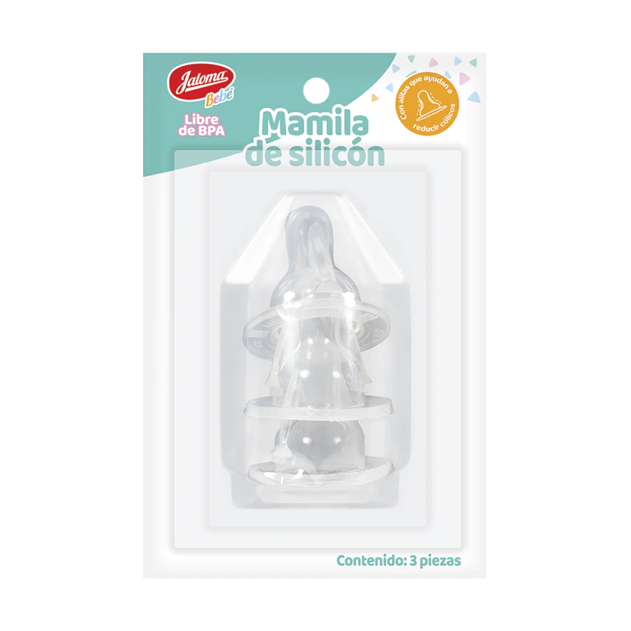 MAMILA SILICON 3 PIEZAS