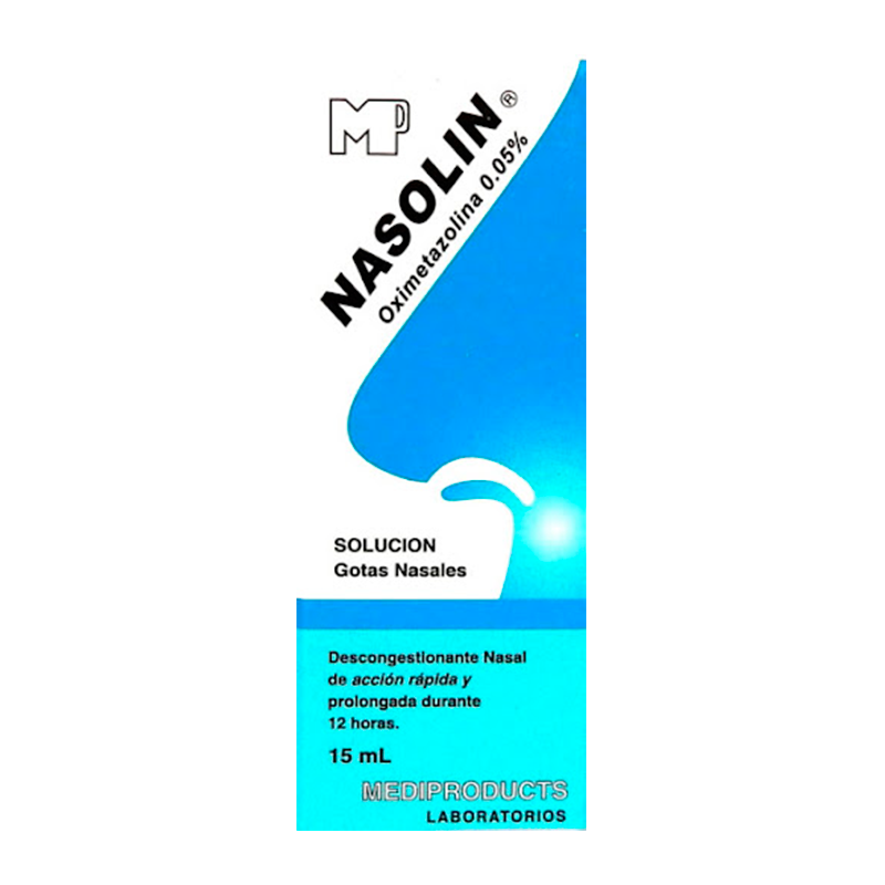 NASOLIN 0.05 SOLUC. GOTAS NASALES 15ML