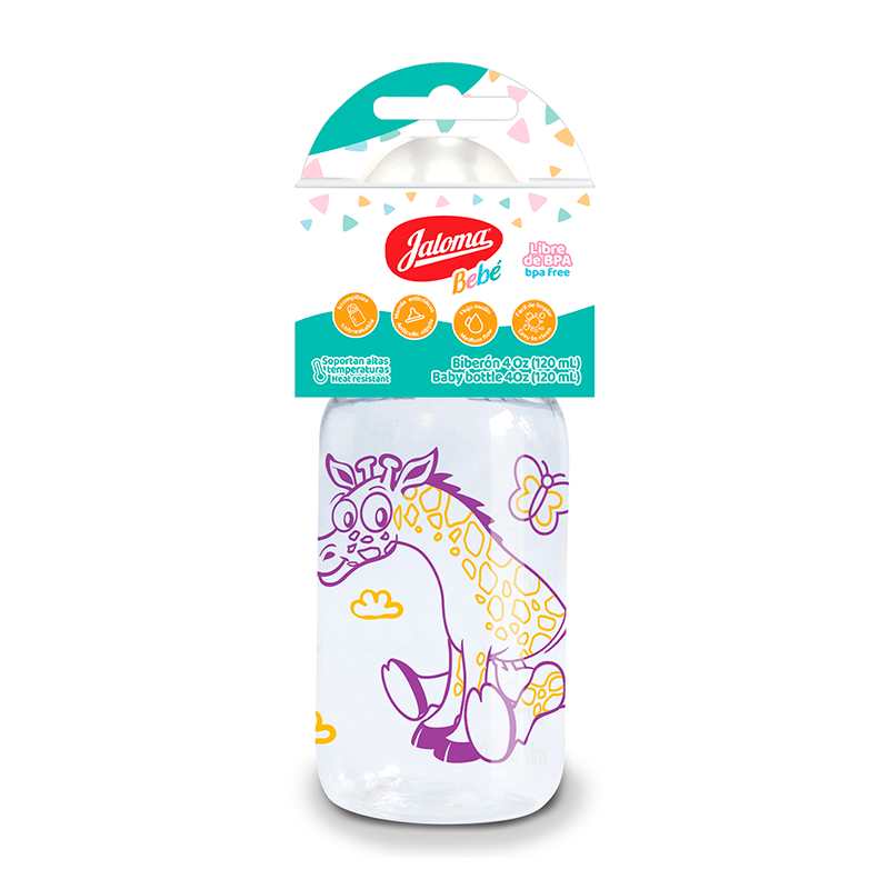 BIBERON UNISEX JIRAFA 4 OZ